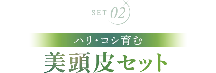 ハリ・コシ育む 美頭皮セット