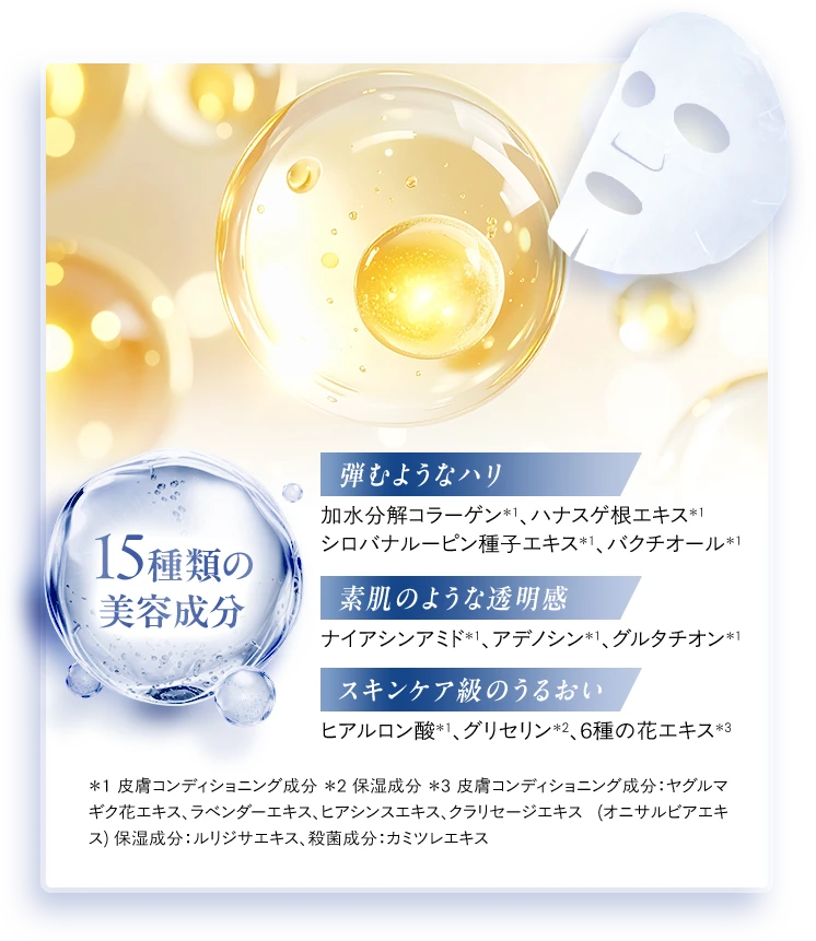 15種類の美容成分