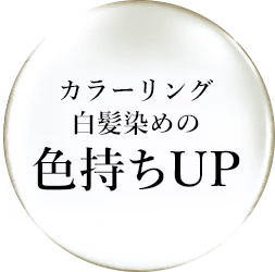 カラーリング白髪染めの色持ちUP